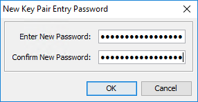 KeyStore Key Pair Entry Passwors